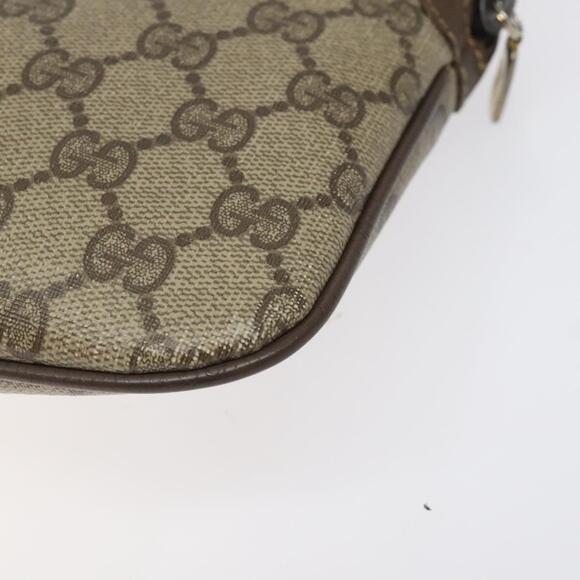 GUCCI GG Supreme Web Sherry Line Shoulder Bag Pvc Beige 904 02 047 - Picture 12 of 16